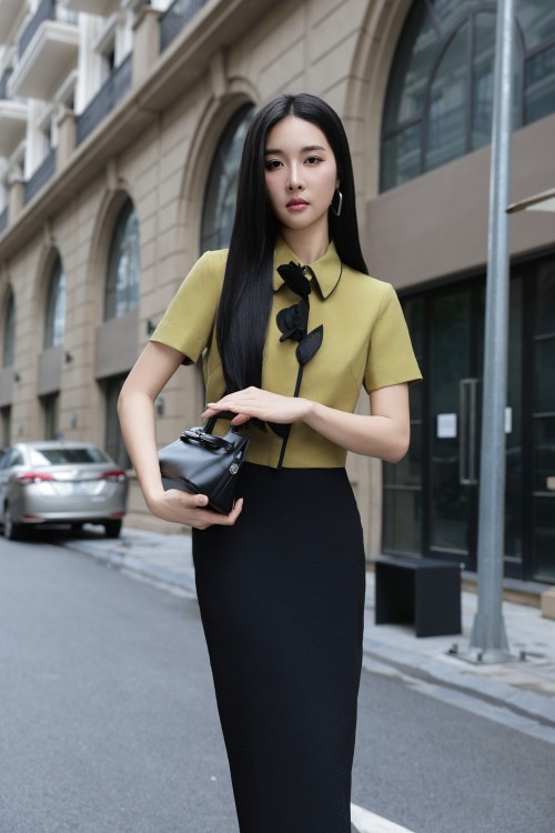 Sixdo Wheat 3D Flower Tuytsi Shirt